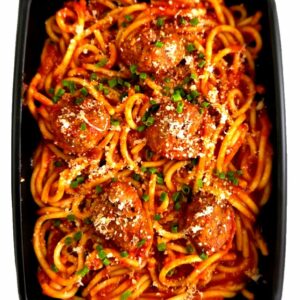 064 - Boulettes de bœuf à la sauce tomate