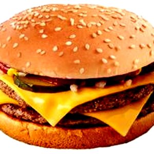 068 - Double Burger de bœuf 2x 125g avec CoCa & Frites