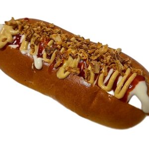 071 - Hot Dog SPECIAL avec Oignons frits & Frites