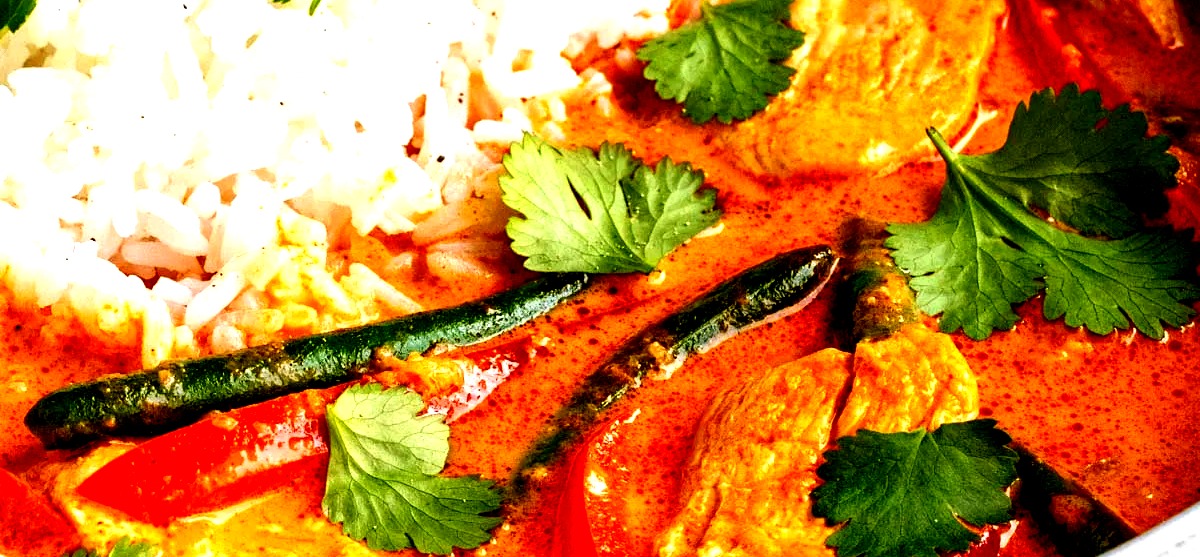 105 – Curry rouge thaï et riz