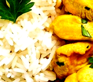 101 - Korma poulet curry & riz
